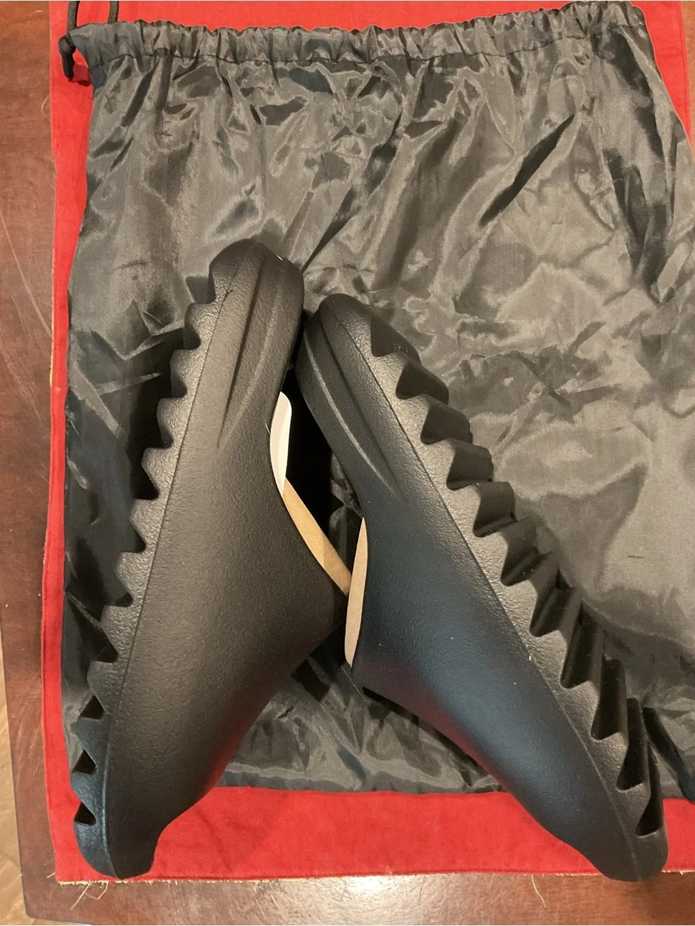 Yeezy Black YS-01 Slide Sandals Size 9